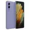 Samsung Galaxy S25 Edge First Silikon - Lila