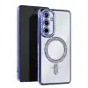 Samsung Galaxy S25 Edge Joke Simli Magneticsafe Kılıf - Mavi