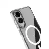 Samsung Galaxy S25 Edge Kılıf Magneticsafe Şeffaf Silikon - Şeffaf