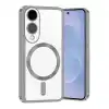 Samsung Galaxy S25 Edge Kross Magneticsafe Kapak - Gümüş