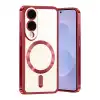 Samsung Galaxy S25 Edge Kross Magneticsafe Kapak - Kırmızı