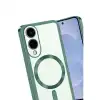Samsung Galaxy S25 Edge Kross Magneticsafe Kapak - Koyu Yeşil
