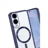 Samsung Galaxy S25 Edge Kross Magneticsafe Kapak - Lacivert