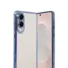 Samsung Galaxy S25 Edge Razer Lensli Silikon - Açık Mavi