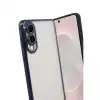 Samsung Galaxy S25 Edge Razer Lensli Silikon - Lacivert