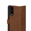 Samsung Galaxy S25 Edge Trend S Plus Kapaklı Kılıf - Taba