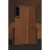 Samsung Galaxy S25 Edge Trend S Plus Kapaklı Kılıf - Taba