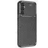 Samsung Galaxy S25 Kılıf Auto Focus Karbon Kapak - Siyah