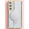 Samsung Galaxy S25 Kılıf Joke Simli Magneticsafe Kılıf - Siyah