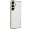 Samsung Galaxy S25 Kılıf Razer Lensli Silikon - Gold