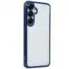 Samsung Galaxy S25 Plus Kılıf Razer Lensli Silikon - Lacivert