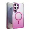 Samsung Galaxy S25 Ultra Glossy Magsafe Kapak - Mor