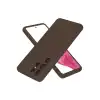 Samsung Galaxy S25 Ultra Kılıf First Silikon - Kahverengi