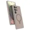 Samsung Galaxy S25 Ultra Regal Magsafe Standlı Kapak - Çöl Titanyum