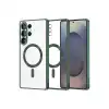 Samsung Galaxy S26 Ultra Kross Magneticsafe Kapak - Koyu Yeşil