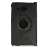 Samsung Galaxy T280 Tab A 7 Kılıf 360 Tablet Deri Kılıf - Siyah