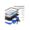 Samsung Galaxy T500 Tab A7 10.4 Kılıf Griffin Tablet Kapak - Mavi