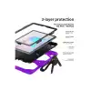 Samsung Galaxy T500 Tab A7 10.4 Kılıf Griffin Tablet Kapak - Mor