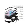 Samsung Galaxy T500 Tab A7 10.4 Kılıf Griffin Tablet Kapak - Siyah