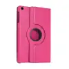 Samsung Galaxy Tab A11 360 Tablet Deri Kılıf - Pembe