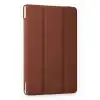 Samsung Galaxy Tab A9 Kılıf Tablet Smart Kılıf - Kahverengi