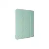 Samsung Galaxy Tab A9 Plus Kılıf Kalemlikli Mars Tablet Kılıfı - Açık Yeşil