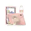 Samsung Galaxy X200 Tab A8 10.5 Kılıf Amazing Tablet Kapak - Pembe