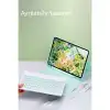 Samsung Galaxy X200 Tab A8 10.5 Kılıf Kc01 Smart Klavyeli Tablet Kılıfı - Siyah