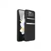 Samsung Galaxy Z Flip 3 Kılıf Belt Flip Kapak - Siyah