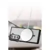 Samsung Galaxy Z Fold 5 Kılıf Blur Fold Magsafe Kapak - Siyah