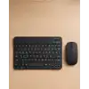 Sessiz Tuşlu Kablosuz Klavye Mouse Seti Çoklu Cihaz Uyumlu