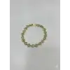 Sıralı Kalp Taşlı Cm Bileklik