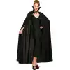 Siyah Renk Yakalı Halloween Pelerini 120 Cm