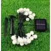 Solar 5m 28 Led Top Rgb Siyah Kablolu