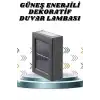 Solar Lamba Dekoratif Aplik Su Geçirmez Led Işıklı Duvar Lambası