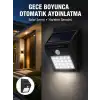 Su Geçirmez 20 LED Solar Aydınlatma | Dış Mekan için PIR Hareket Sensörü ile Akıllı Işık Yeni Nesil