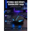 Tam Kablosuz Oyuncu Kulaklığı 5.0 Bluetooth LED Kontrollü Yeni Nesil
