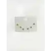 Taşlı Top Altılı Küpe