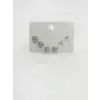 Taşlıkalp Detaylı Altılı Küpe