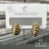 Taşsız Gold Kaplama Küpe