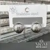 Taşsız Rodyum Kaplama Küpe