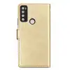 Tcl 20 Se Trend S Plus Kapaklı Kılıf - Gold