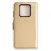 Tecno Camon 16 Prime Trend S Plus Kapaklı Kılıf - Gold
