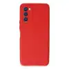 Tecno Camon 18 Kılıf First Silikon - Kırmızı