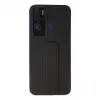 Tecno Pova Neo Kılıf Mega Standlı Silikon - Siyah