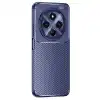 Tecno Spark 30 Kılıf Auto Focus Karbon Kapak - Lacivert