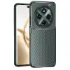 Tecno Spark 30c Kılıf Auto Focus Karbon Kapak - Koyu Yeşil