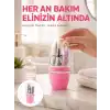 Tırnak Bakım Manikür Pedikür Seti 4 Parça Pembe Pratik Günlük Kullanım Yeni Nesil