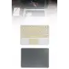 Touchpad Tüm Cihazlara Uyumlu Bluetooth Klavye Touchpad Slim Kablosuz Wifi Q Klavye
