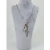 Tribal Balta  Figürü Çelik Erkek Kolye